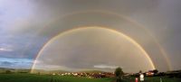 Regenbogen bei Schnittlingen - Juergen Biedermann